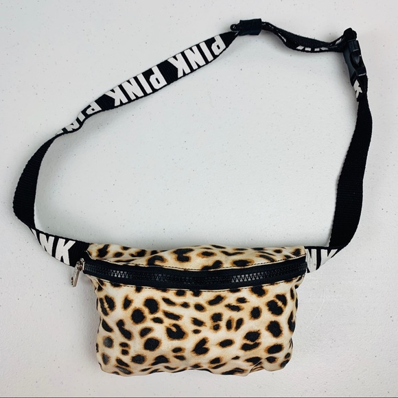 PINK Victoria's Secret Handbags - Victoria Secret PINK | Cheetah Fanny Pack
